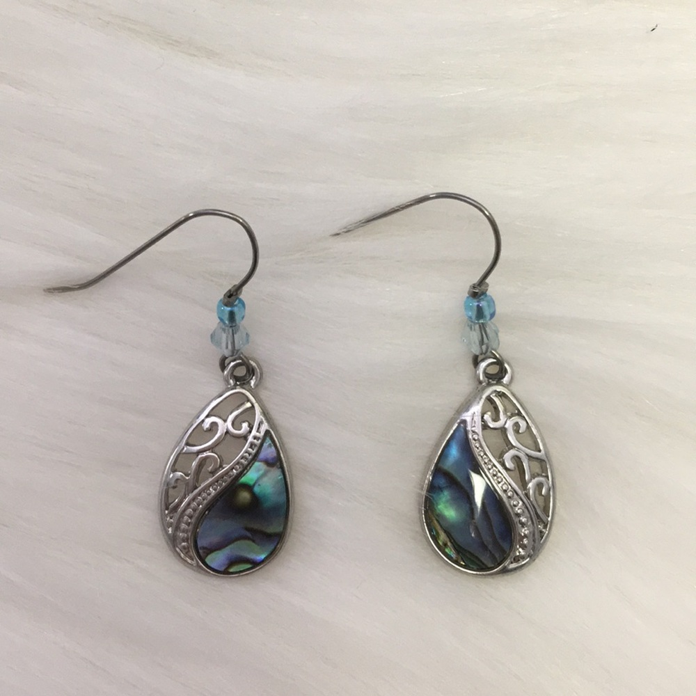 🚫 Sterling Silver & Labradorite Earrings